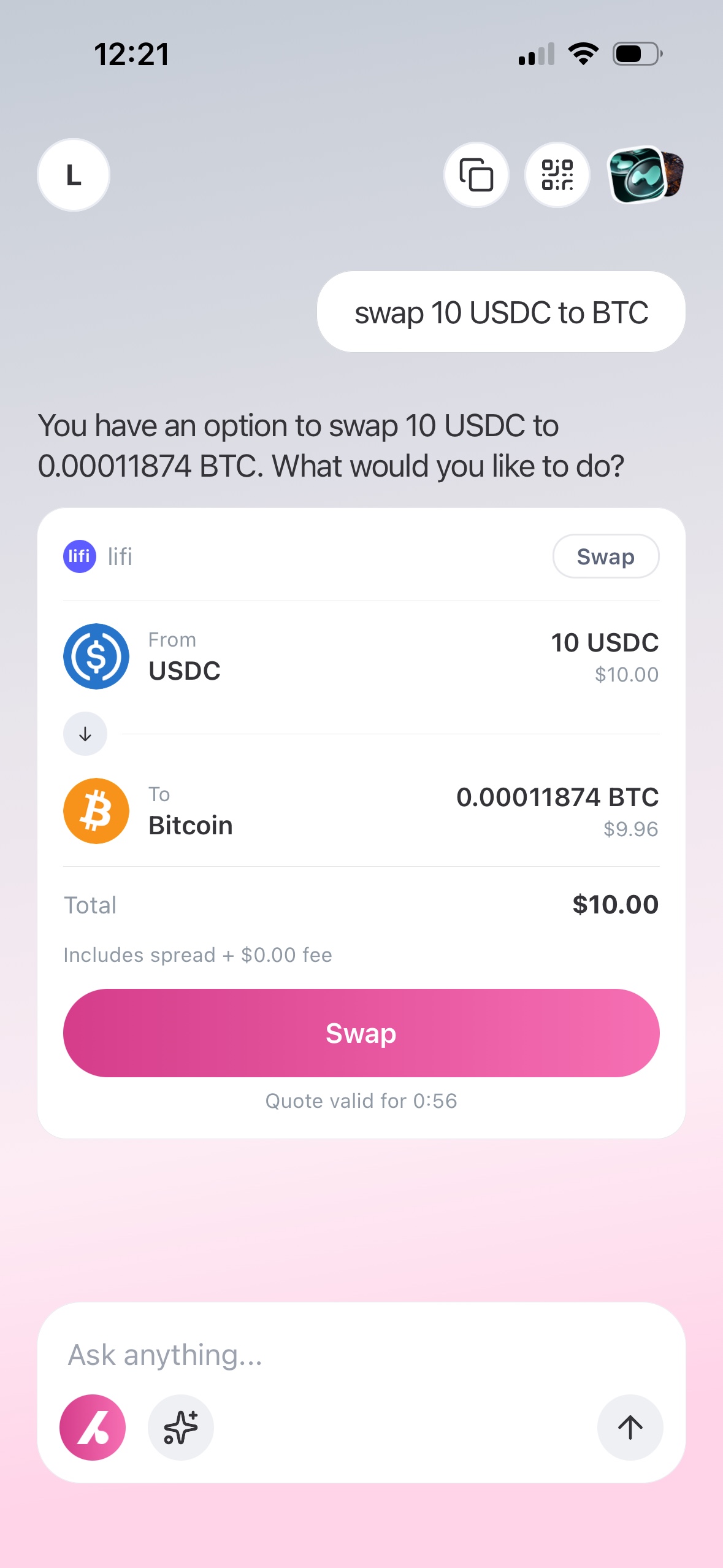 App de Swaps